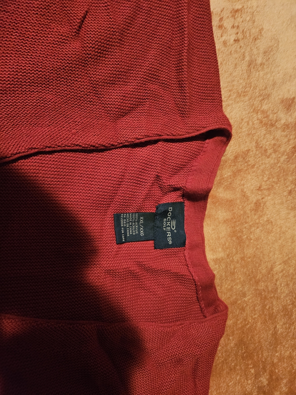 Dockers Red Knit Sweater